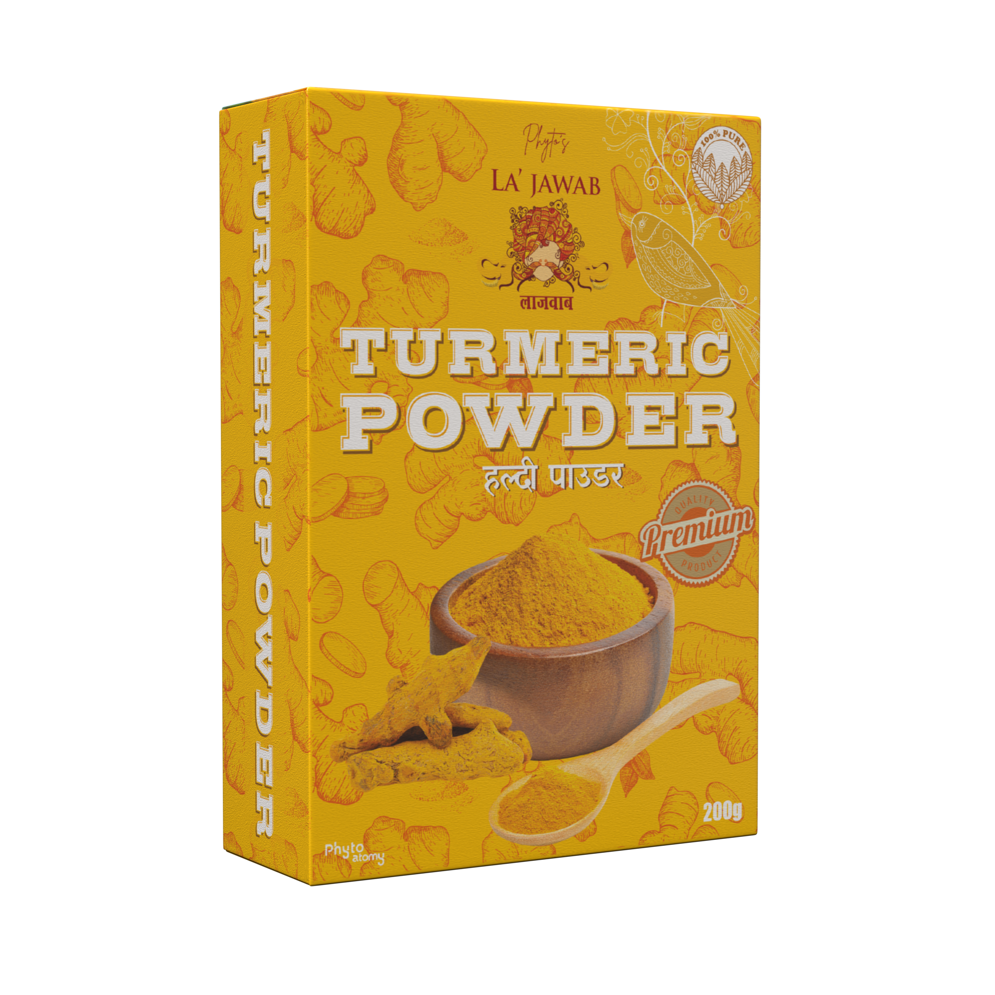 Lajwab Turmeric Powder 200g (F&00244) 